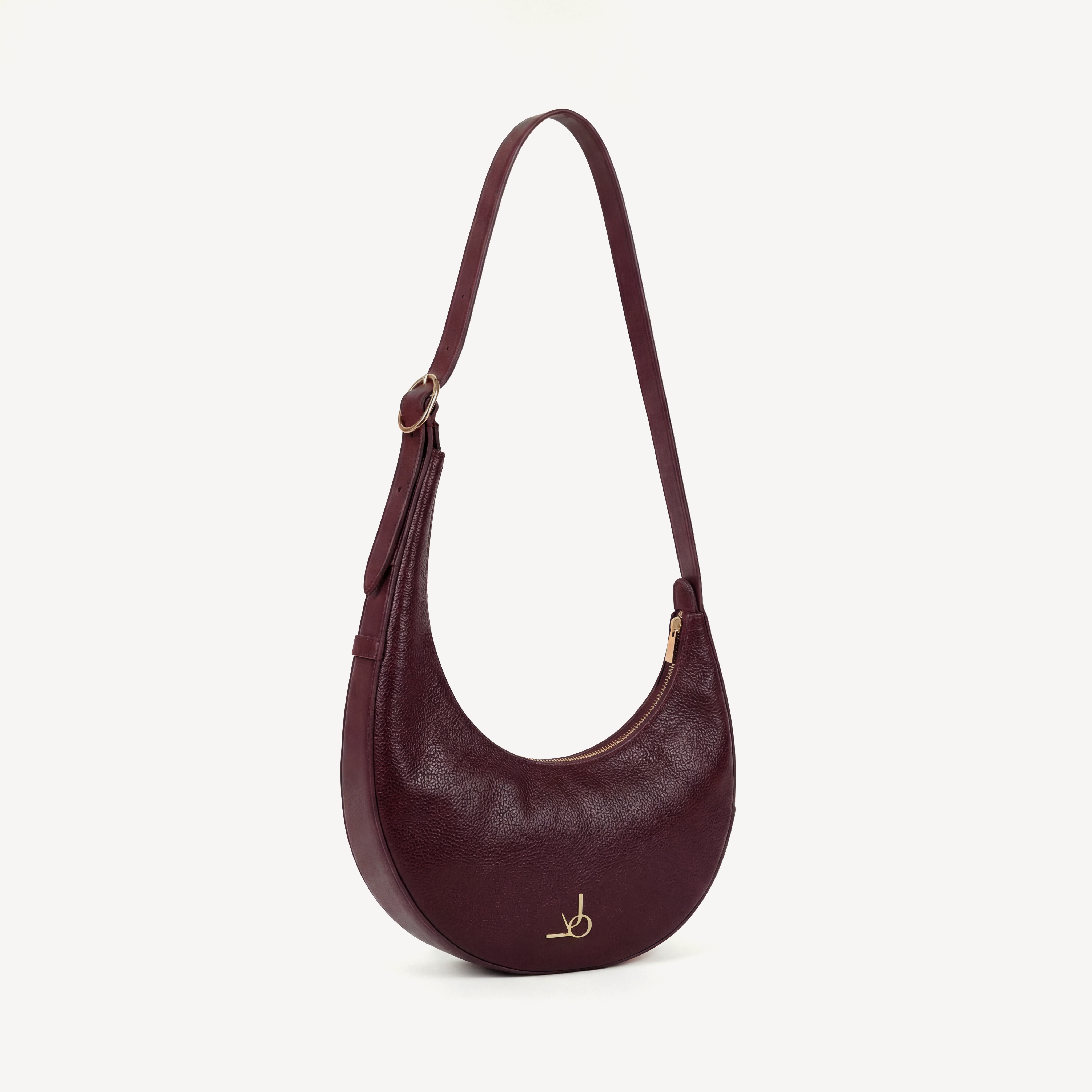 J01 Leather in Deep Burgundy