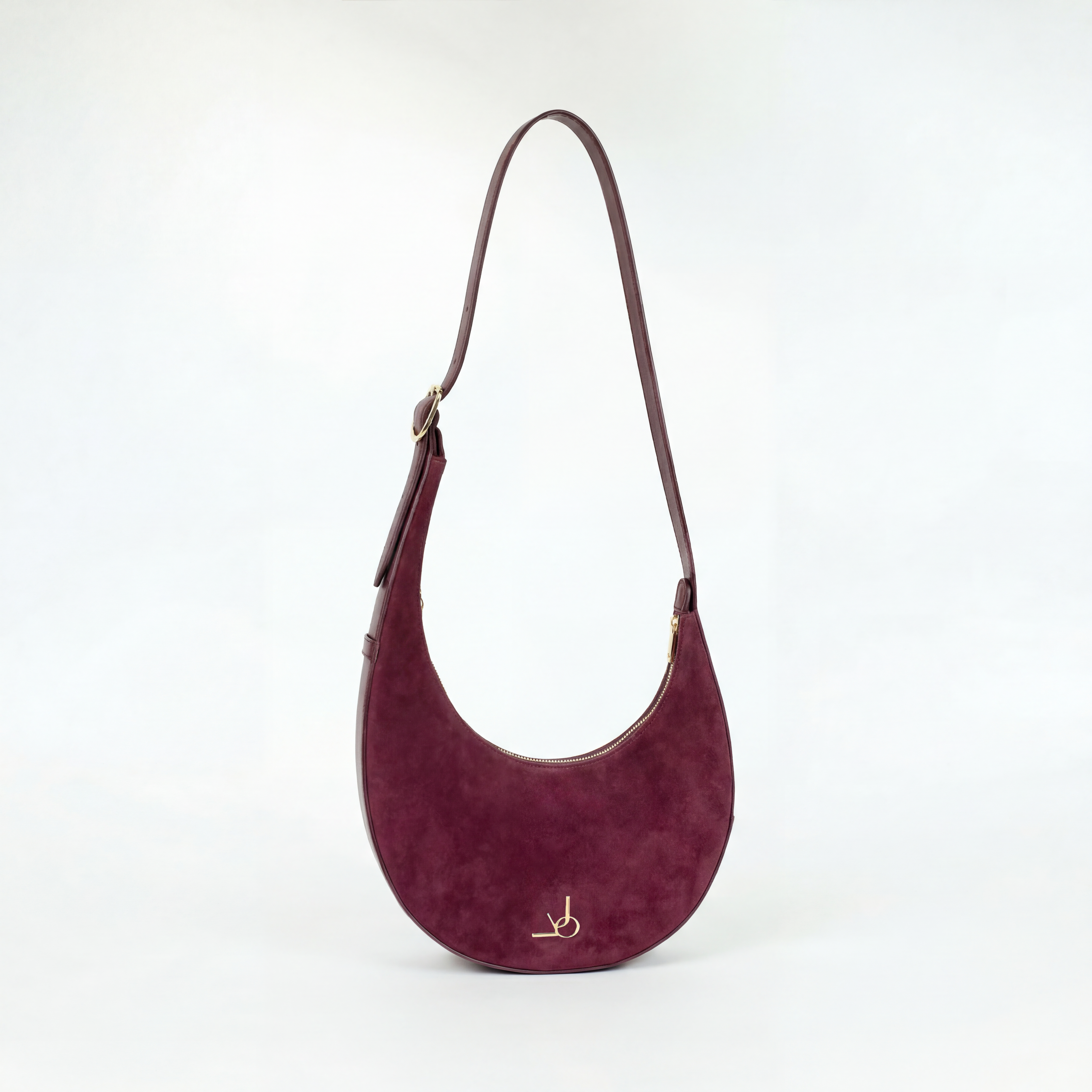 J01 Suede in Light Burgundy